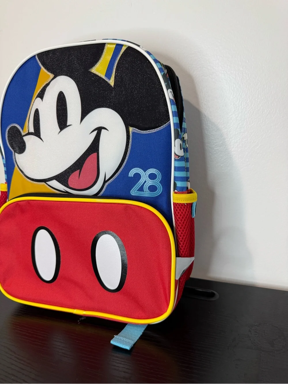 Disney Kids Mickey Mouse 14” Backpack - Red/Blue/Yellow NWT